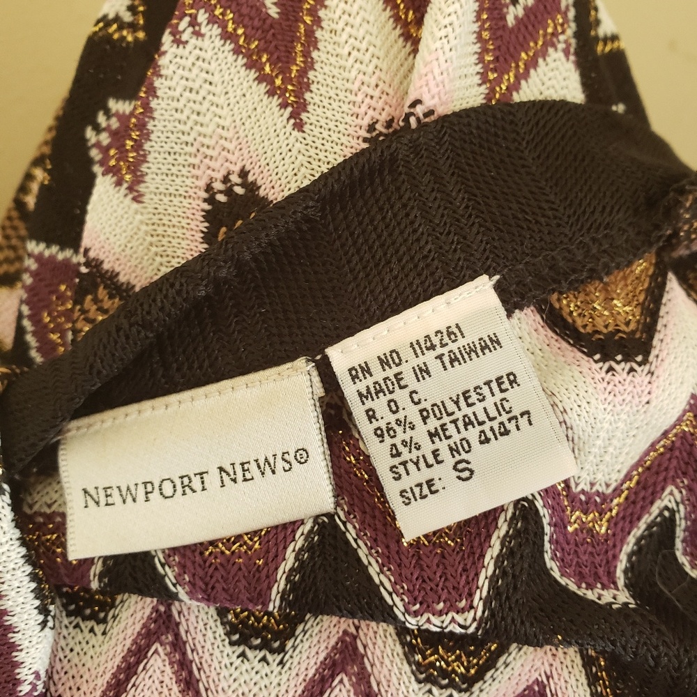 NEWPORT NEWS PRETTY CHEVRON MIDI SWEATER - Picture 6 of 6